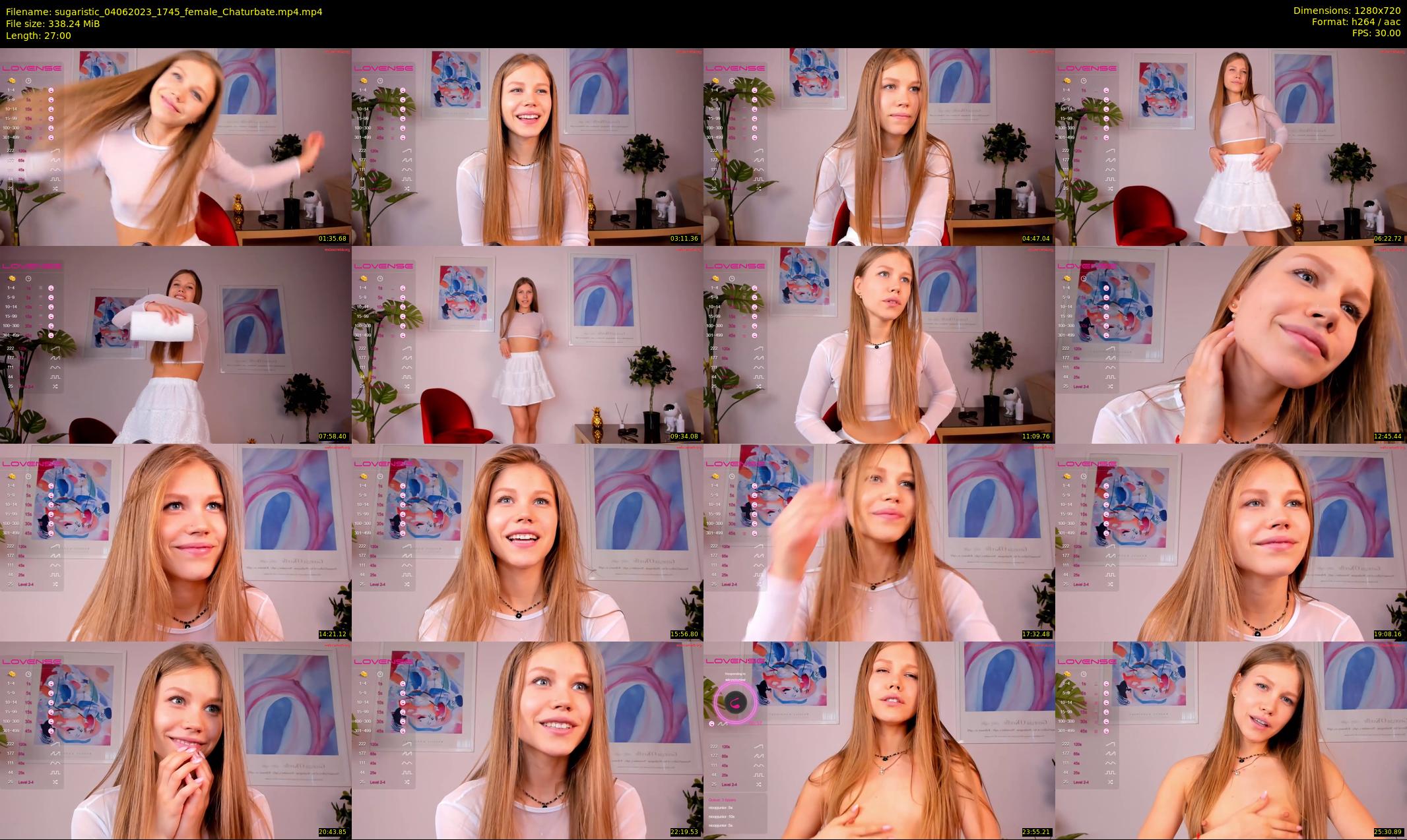 sugaristic — 27 minute Chaturbate female cam show recording, 720p, Jun 4, 2023