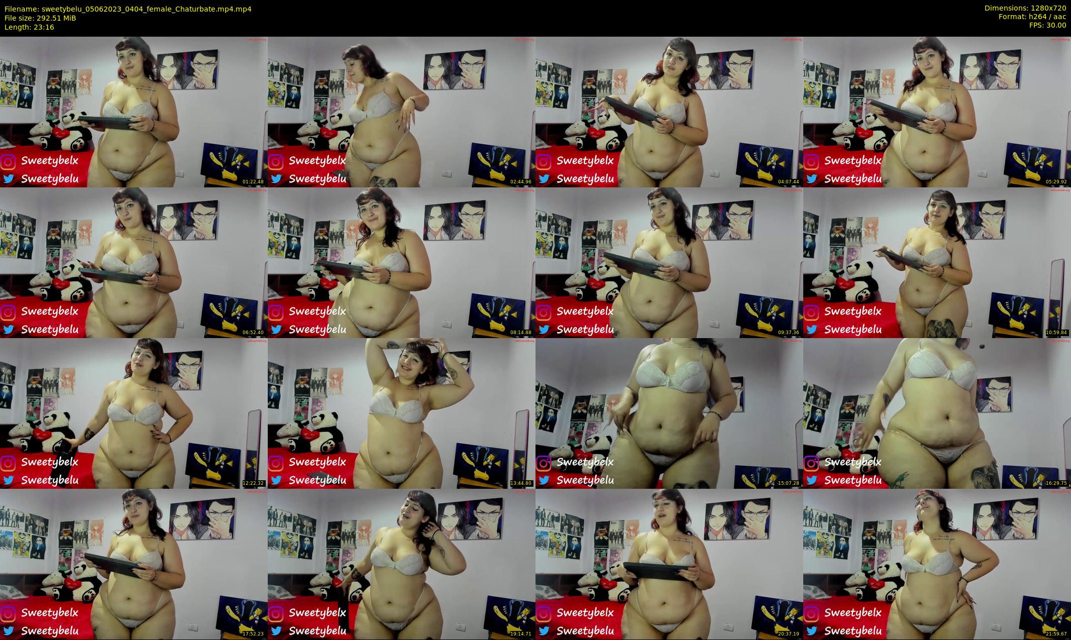 sweetybelu — 24 minute Chaturbate female cam show recording, 720p, Jun 5, 2023