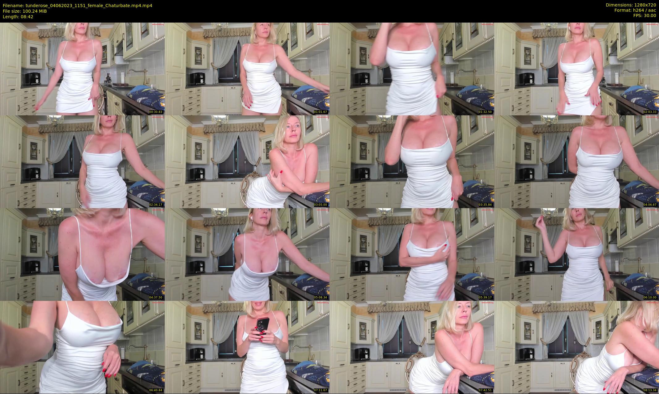 tunderose — 9 minute Chaturbate female cam show recording, 720p, Jun 4, 2023