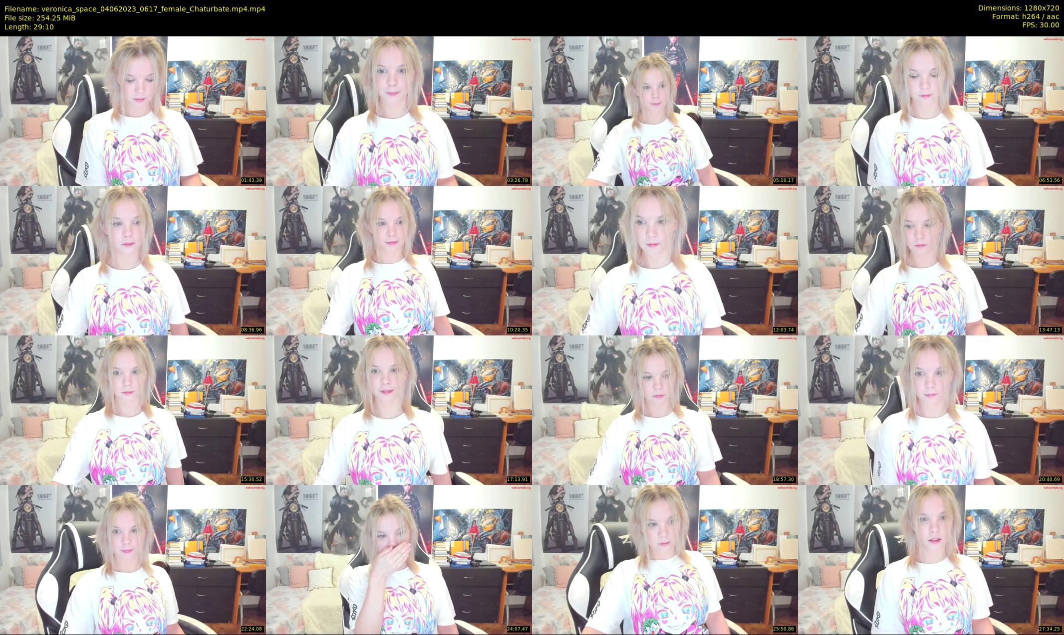 veronica_space — 30 minute Chaturbate female cam show recording, 720p, Jun 4, 2023