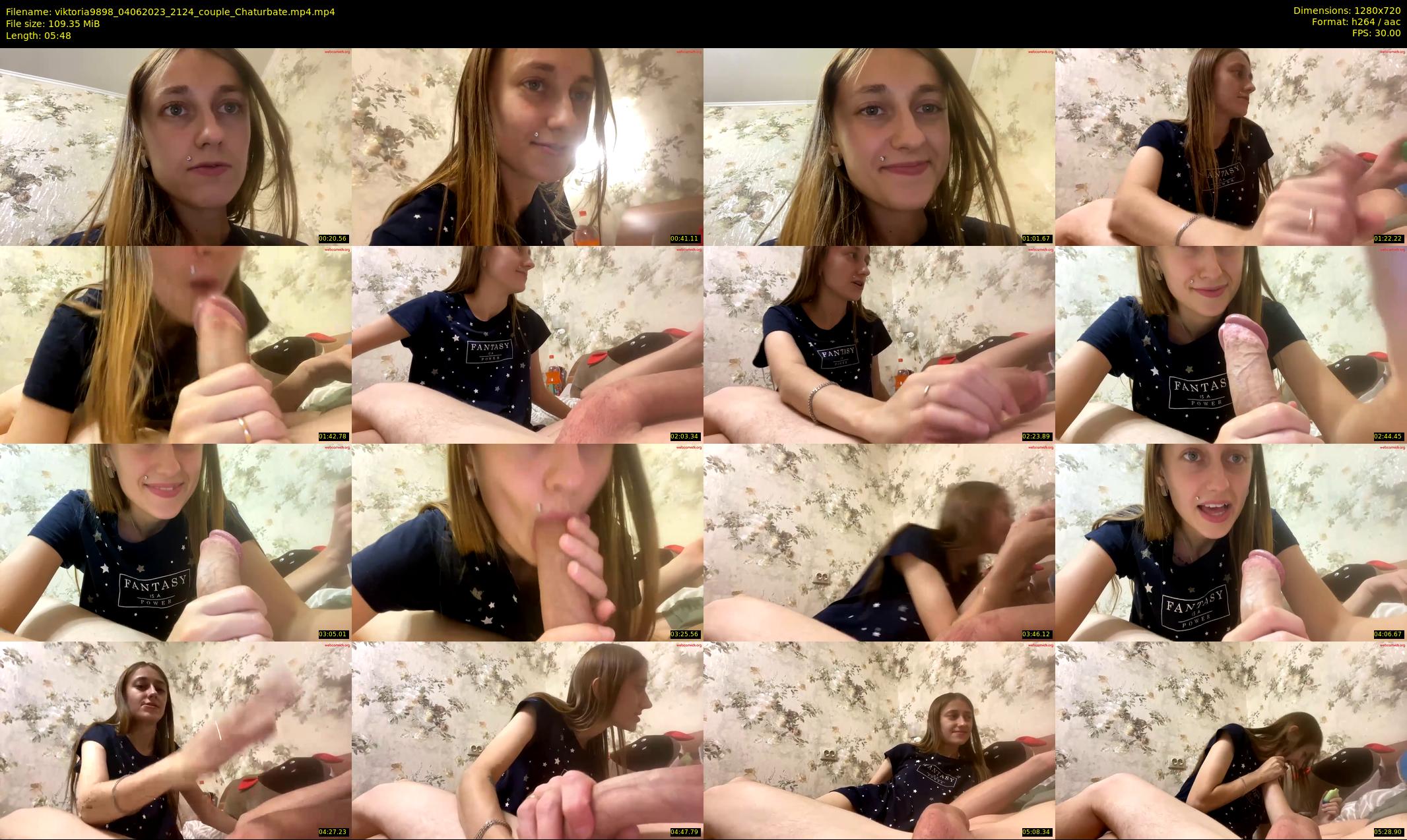 viktoria9898 — 6 minute Chaturbate couple cam show recording, 720p, Jun 4, 2023
