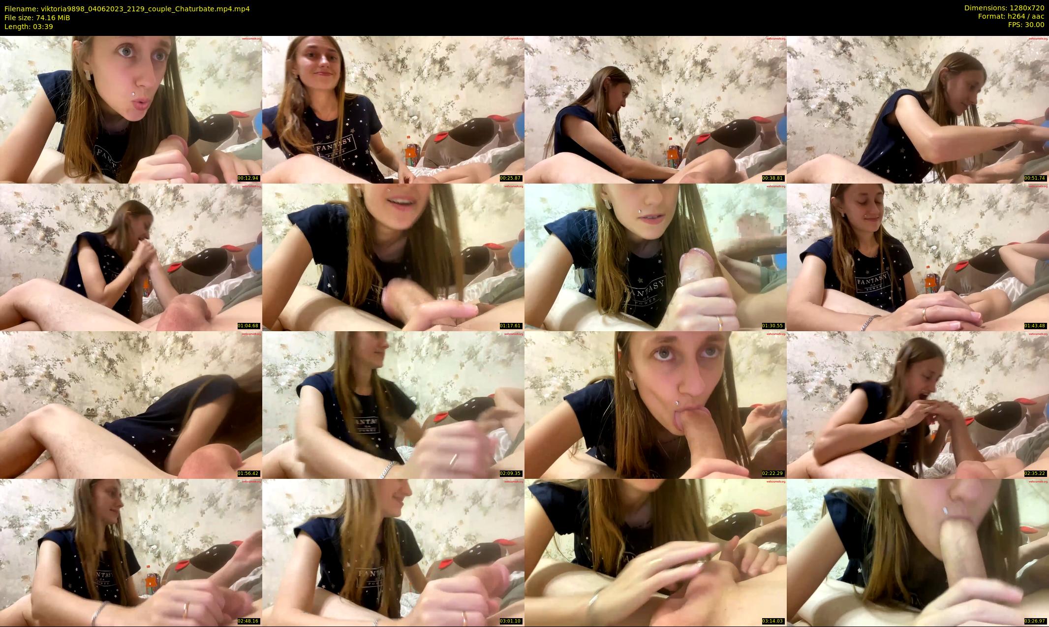 viktoria9898 — 4 minute Chaturbate couple cam show recording, 720p, Jun 4, 2023
