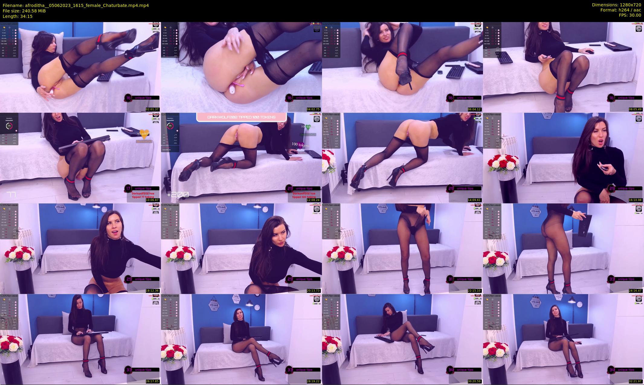 afroditha_ — 35 minute Chaturbate female cam show recording, 720p, Jun 5, 2023