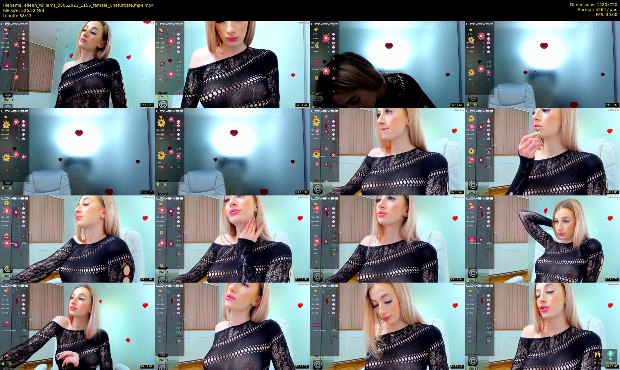 aileen_williams — 39 minute Chaturbate female cam show recording, 720p, Jun 5, 2023