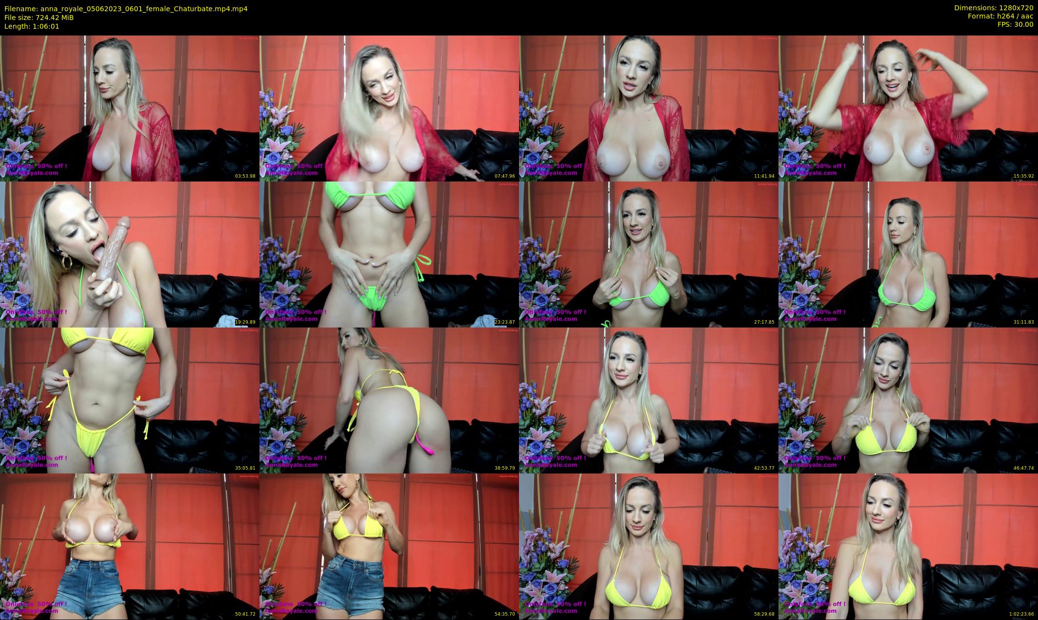 anna_royale — 67 minute Chaturbate female cam show recording, 720p, Jun 5, 2023