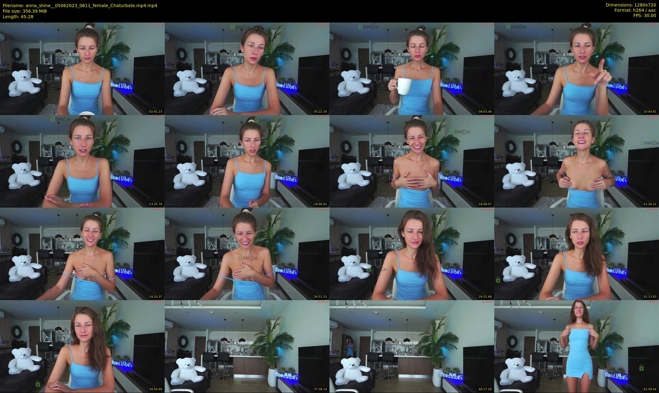 anna_shine_ — 46 minute Chaturbate female cam show recording, 720p, Jun 5, 2023