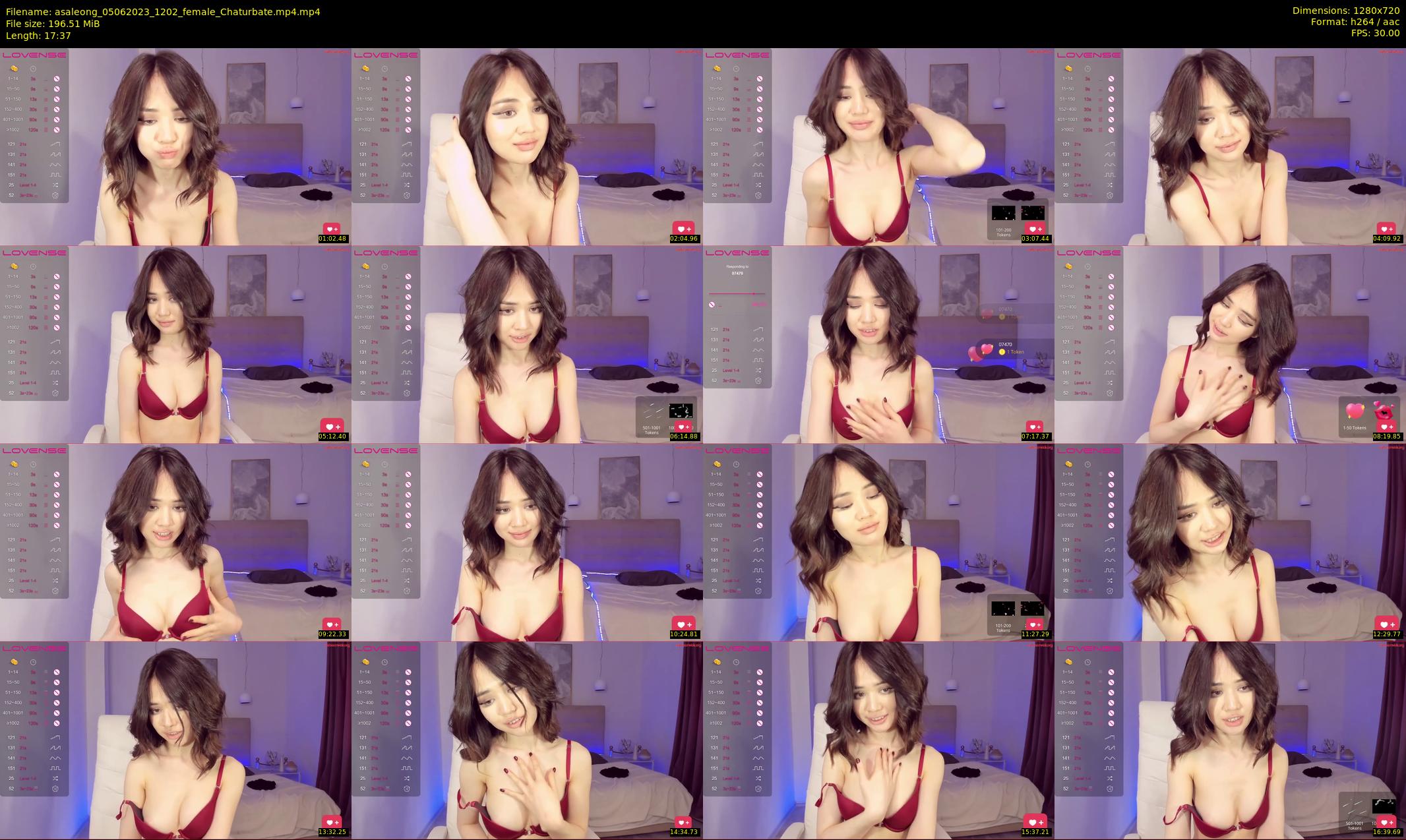 asaleong — 18 minute Chaturbate female cam show recording, 720p, Jun 5, 2023