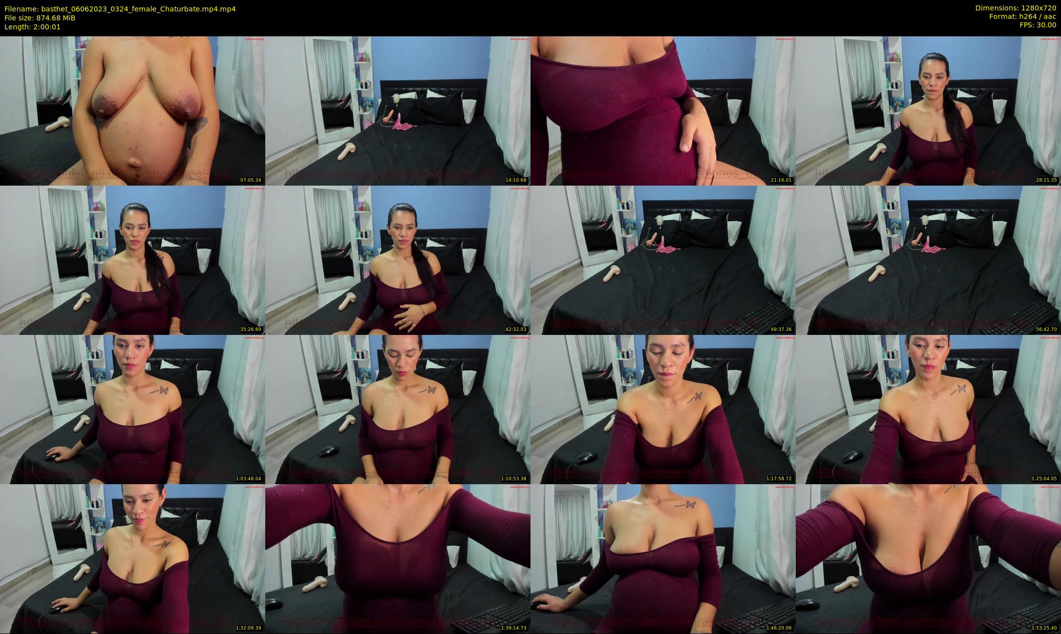 basthet — 121 minute Chaturbate female cam show recording, 720p, Jun 6, 2023