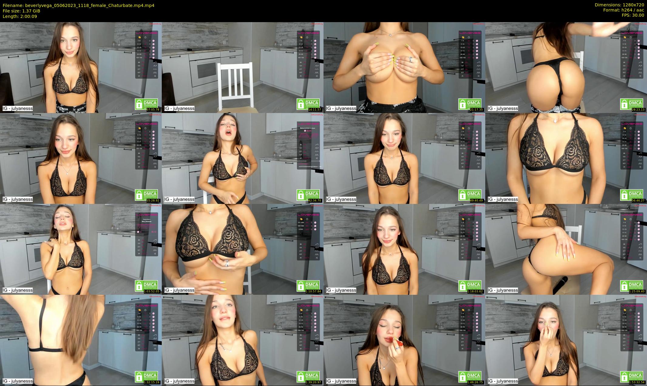 beverlyvega — 121 minute Chaturbate couple cam show recording, 720p, Jun 5, 2023