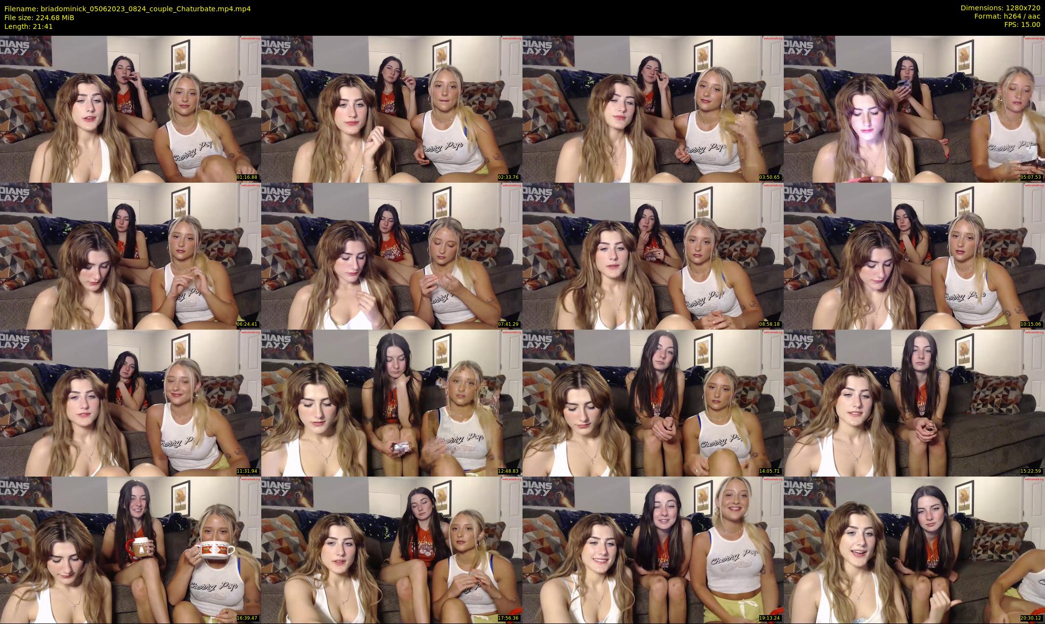 briadominick — 22 minute Chaturbate couple cam show recording, 720p, Jun 5, 2023