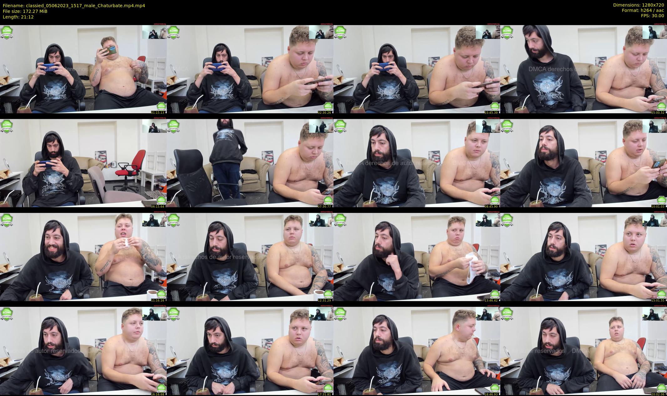 classied — 22 minute Chaturbate male cam show recording, 720p, Jun 5, 2023