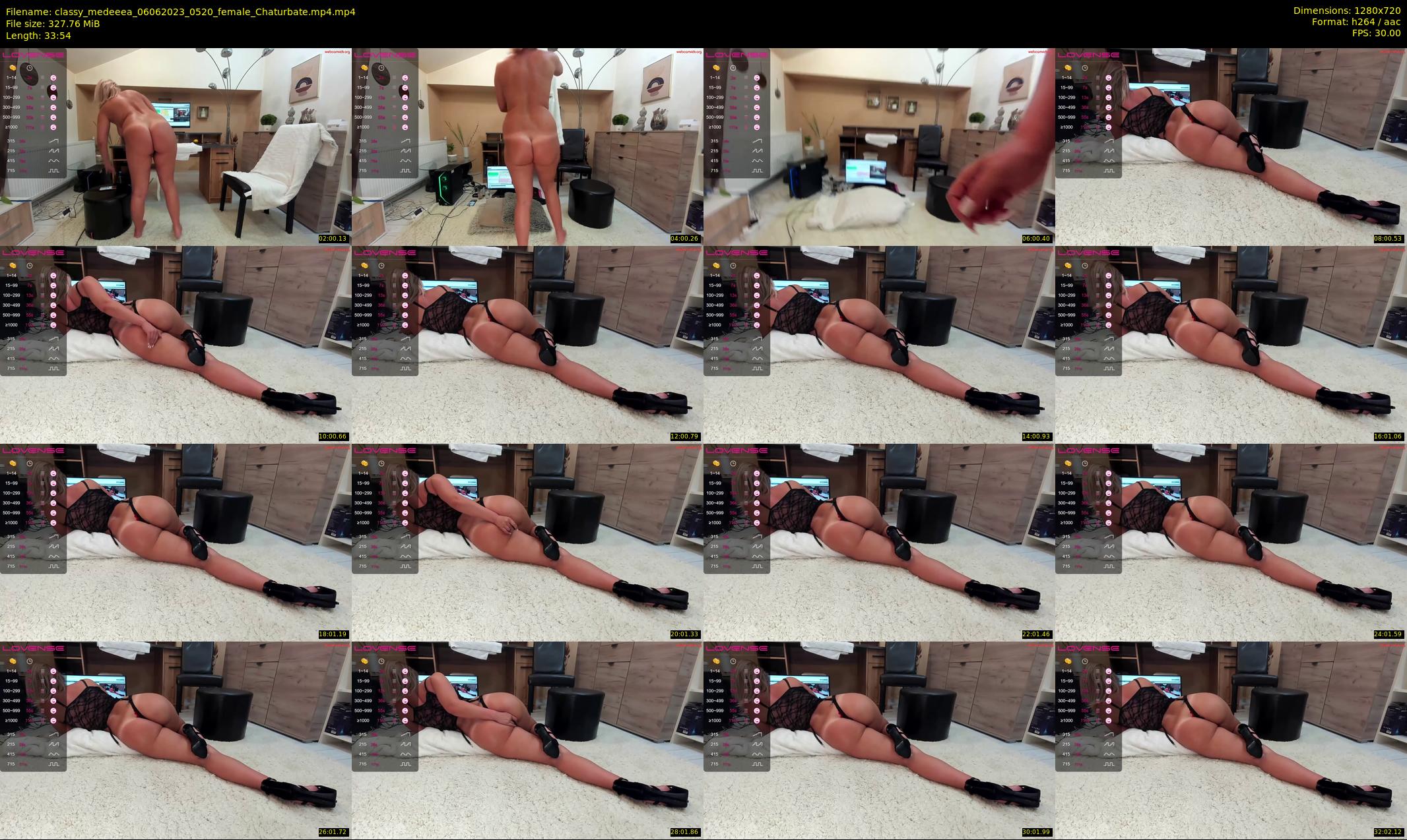 classy_medeeea — 34 minute Chaturbate female cam show recording, 720p, Jun 6, 2023