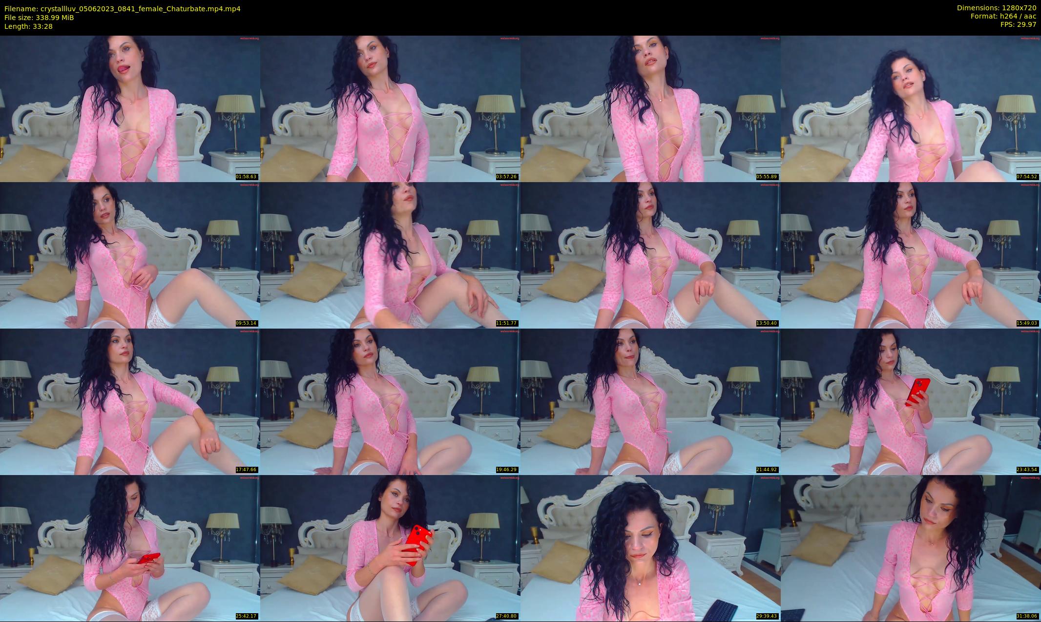 crystallluv — 34 minute Chaturbate female cam show recording, 720p, Jun 5, 2023