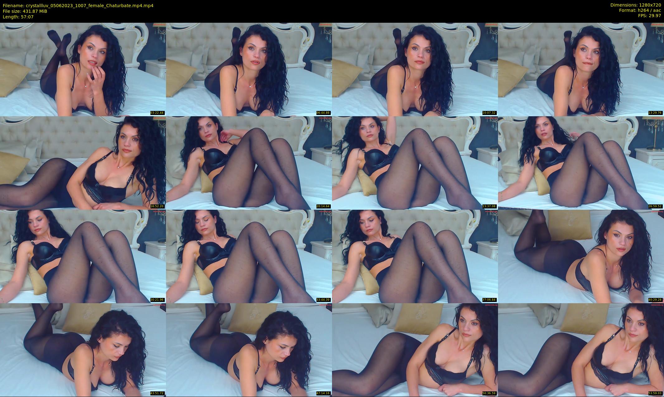 crystallluv — 58 minute Chaturbate female cam show recording, 720p, Jun 5, 2023
