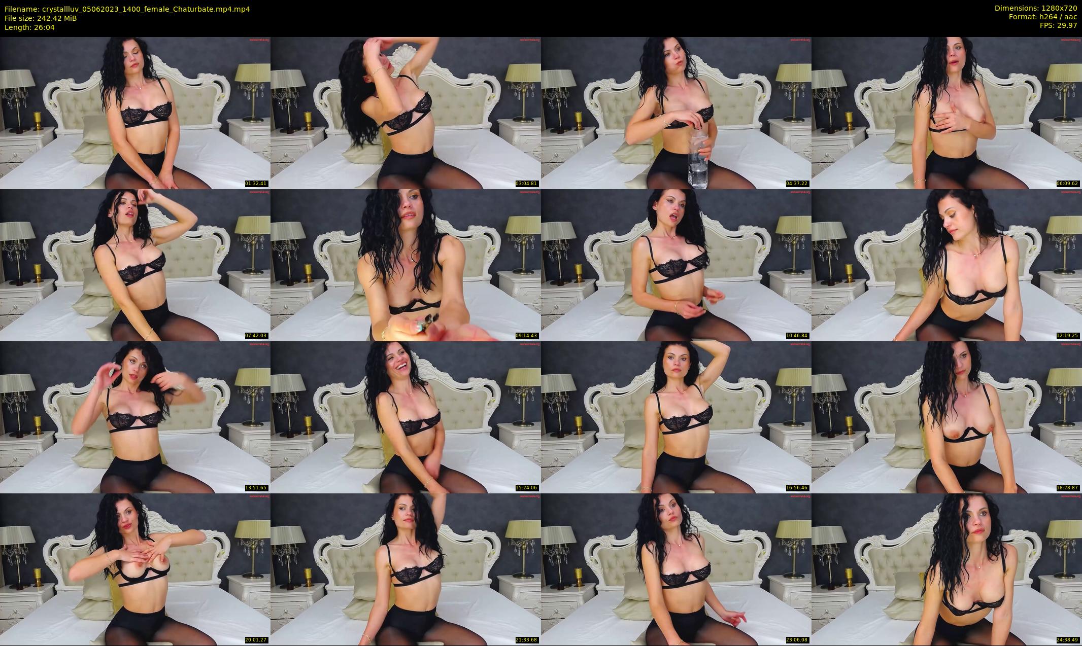crystallluv — 27 minute Chaturbate female cam show recording, 720p, Jun 5, 2023