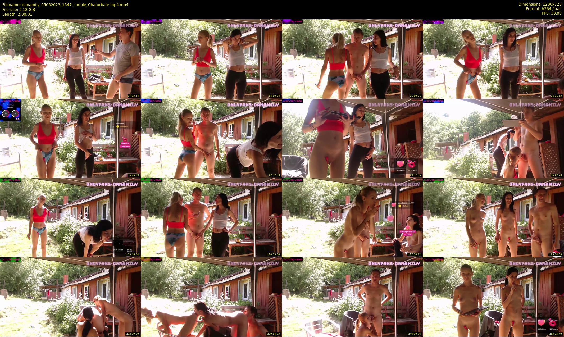 danamily — 121 minute Chaturbate female cam show recording, 720p, Jun 5, 2023