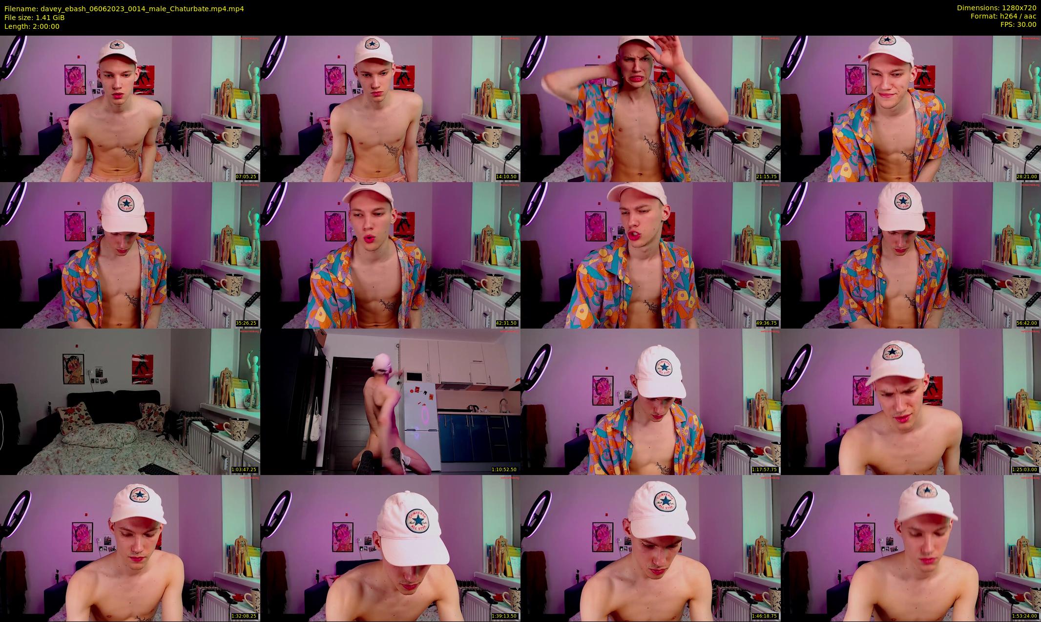 davey_ebash — 120 minute Chaturbate male cam show recording, 720p, Jun 6, 2023