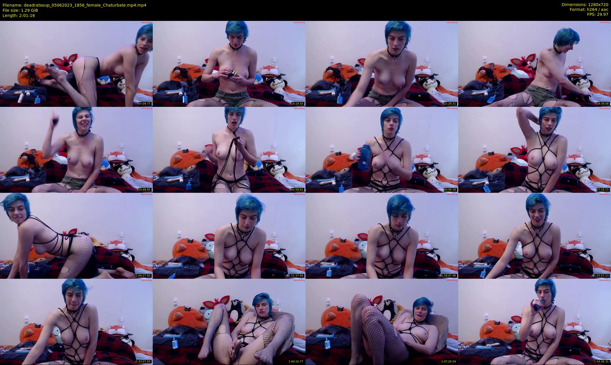 deadratsoup — 122 minute Chaturbate female cam show recording, 720p, Jun 5, 2023