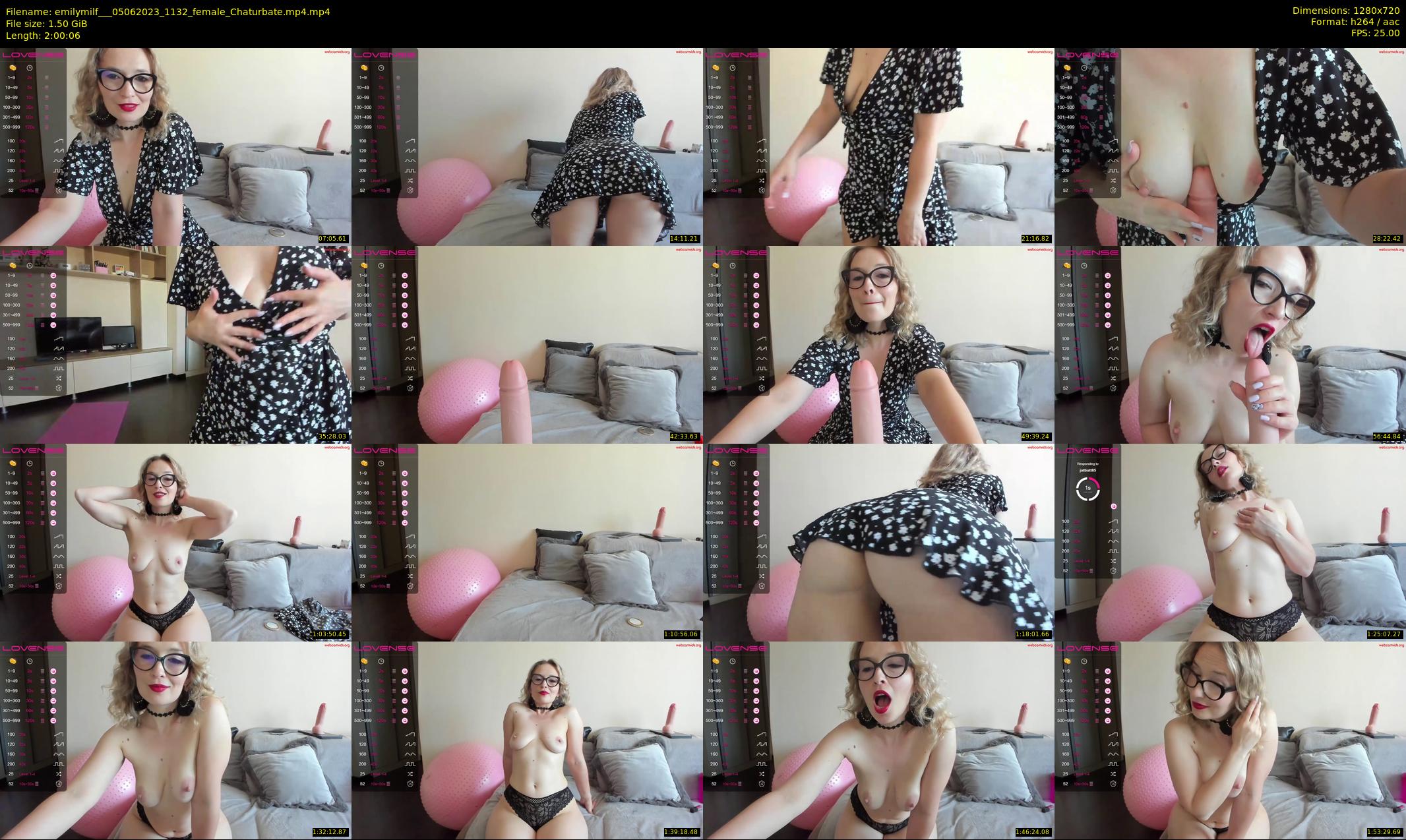 emilymilf__ — 121 minute Chaturbate female cam show recording, 720p, Jun 5, 2023