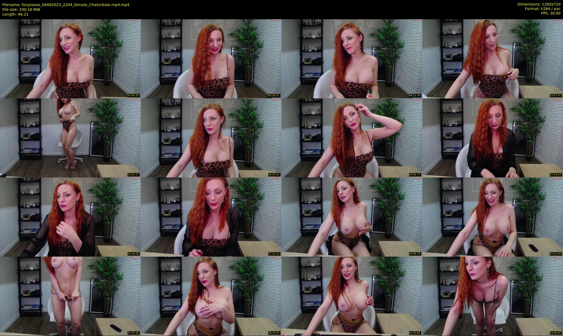 foxynesss — 47 minute Chaturbate female cam show recording, 720p, Jun 4, 2023
