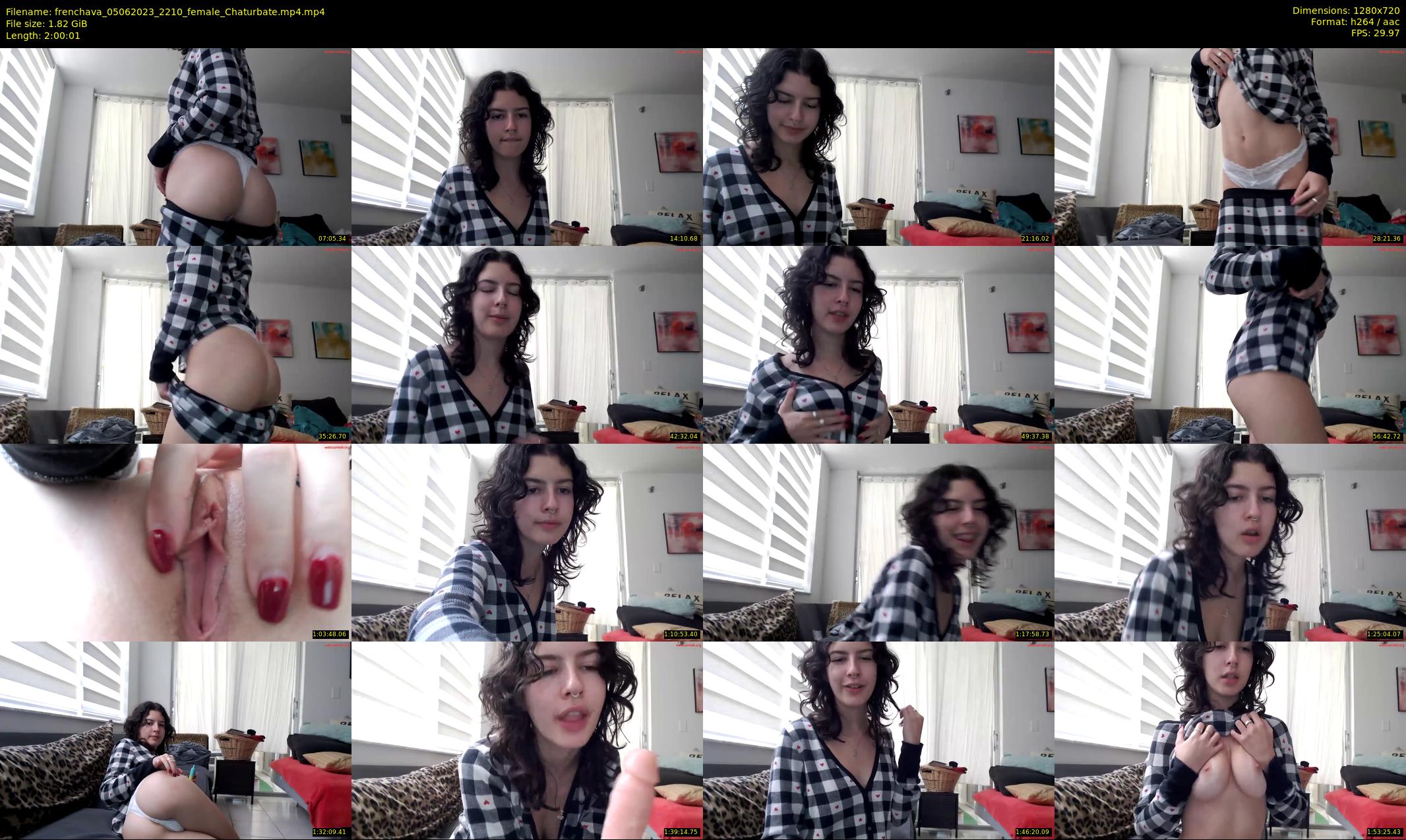 frenchava — 121 minute Chaturbate female cam show recording, 720p, Jun 5, 2023