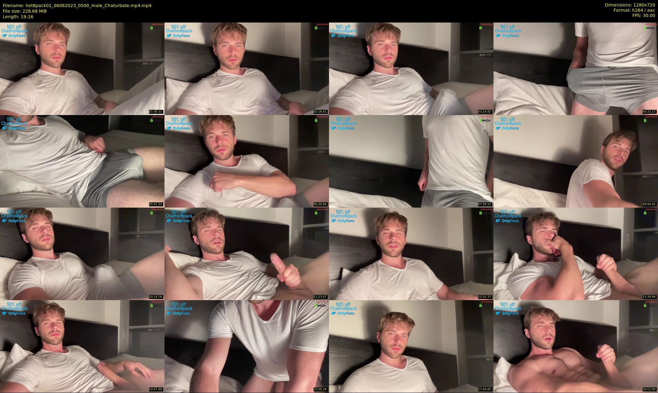 hot8pack01 — 20 minute Chaturbate male cam show recording, 720p, Jun 6, 2023