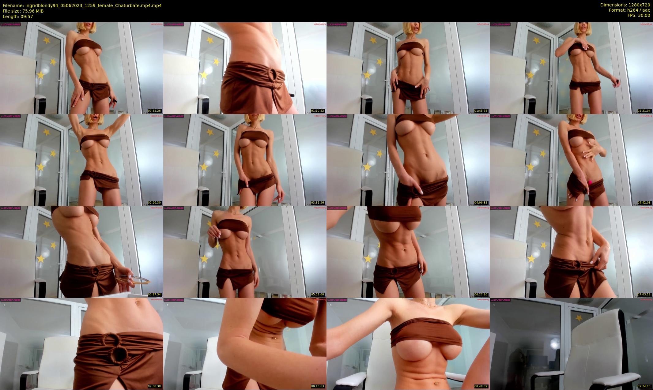 ingridblondy94 — 10 minute Chaturbate female cam show recording, 720p, Jun 5, 2023