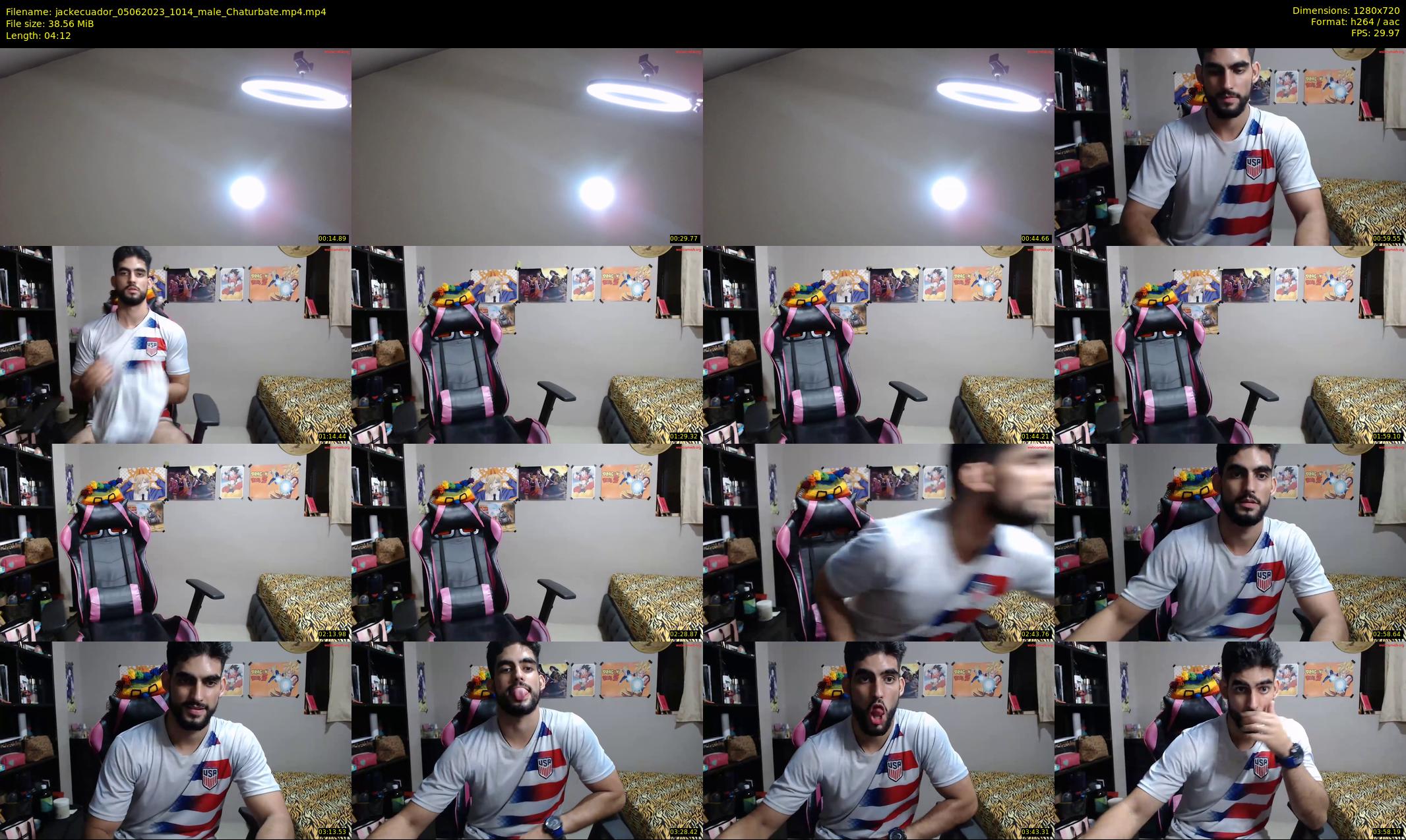 jackecuador — 5 minute Chaturbate male cam show recording, 720p, Jun 5, 2023