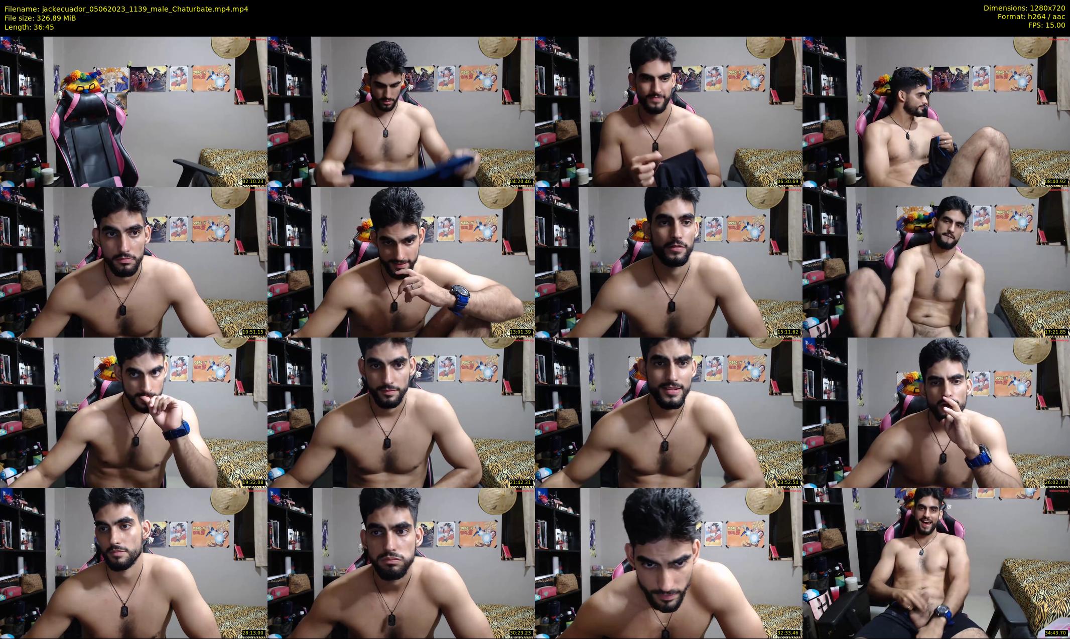 jackecuador — 37 minute Chaturbate male cam show recording, 720p, Jun 5, 2023