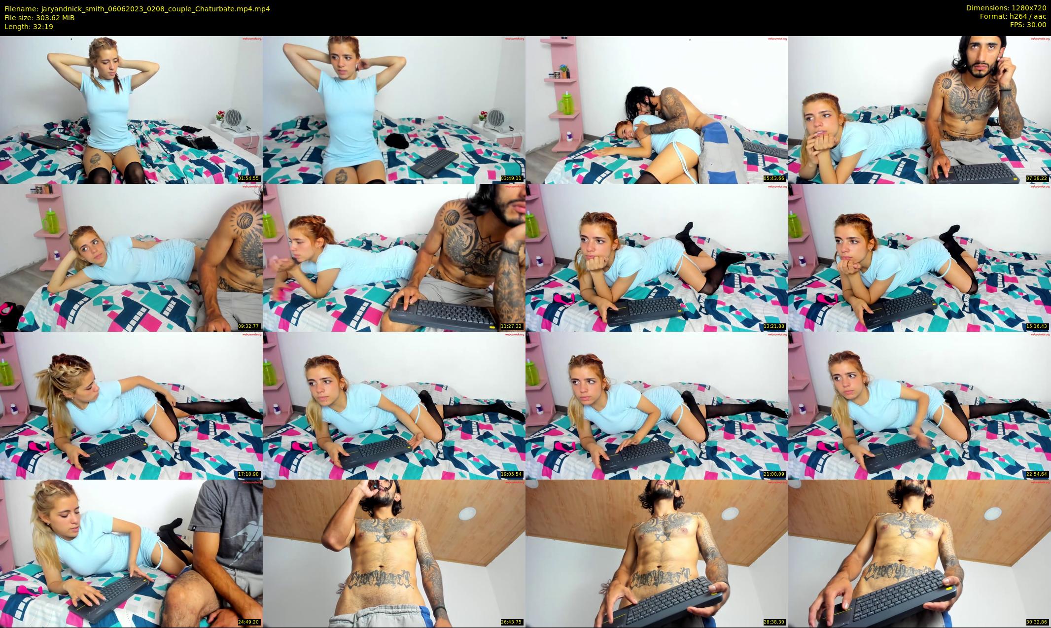 jaryandnick_smith — 33 minute Chaturbate couple cam show recording, 720p, Jun 6, 2023