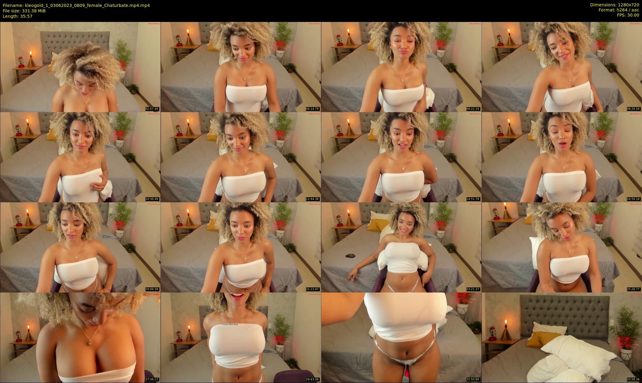 kleogold_1 — 36 minute Chaturbate female cam show recording, 720p, Jun 3, 2023
