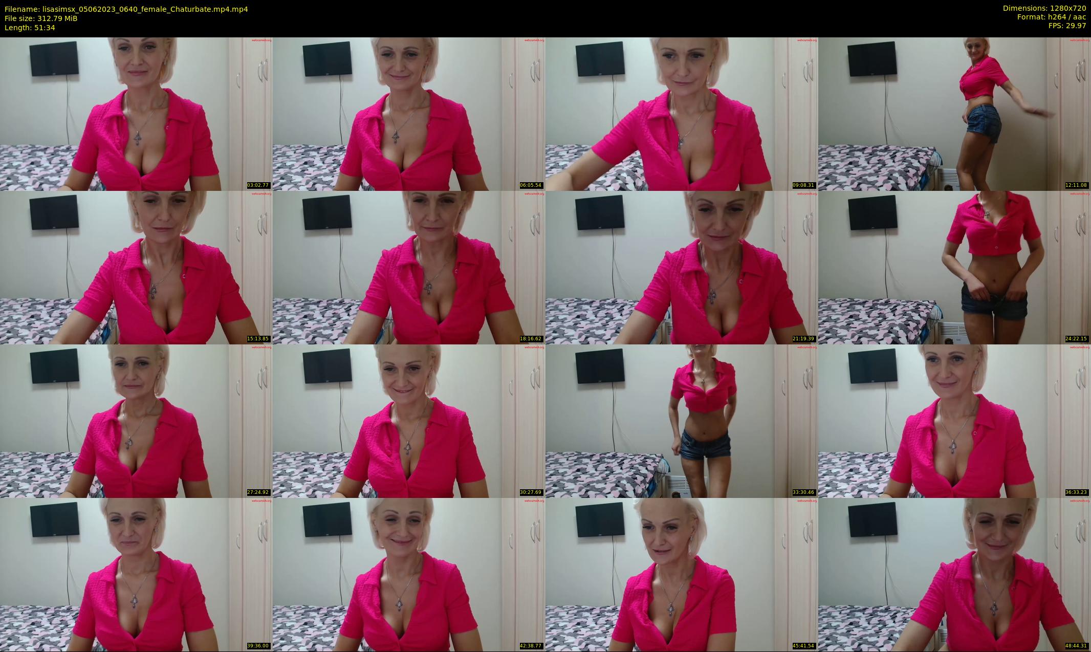 lisasimsx — 52 minute Chaturbate female cam show recording, 720p, Jun 5, 2023