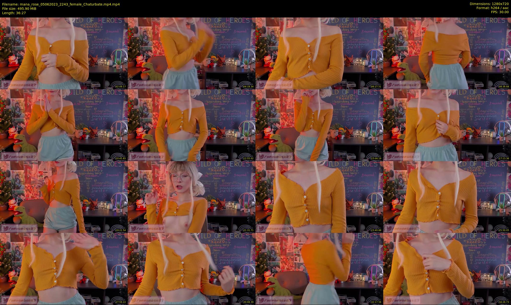 mana_rose — 37 minute Chaturbate female cam show recording, 720p, Jun 5, 2023