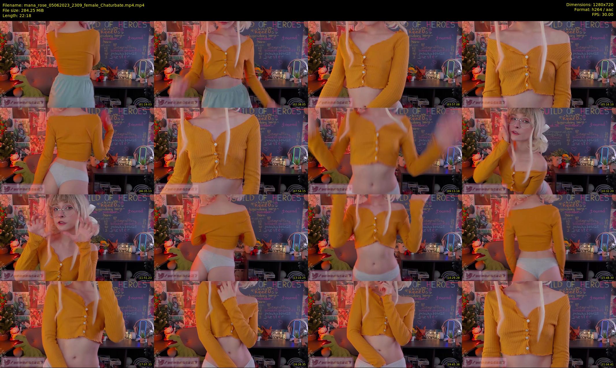 mana_rose — 23 minute Chaturbate female cam show recording, 720p, Jun 5, 2023