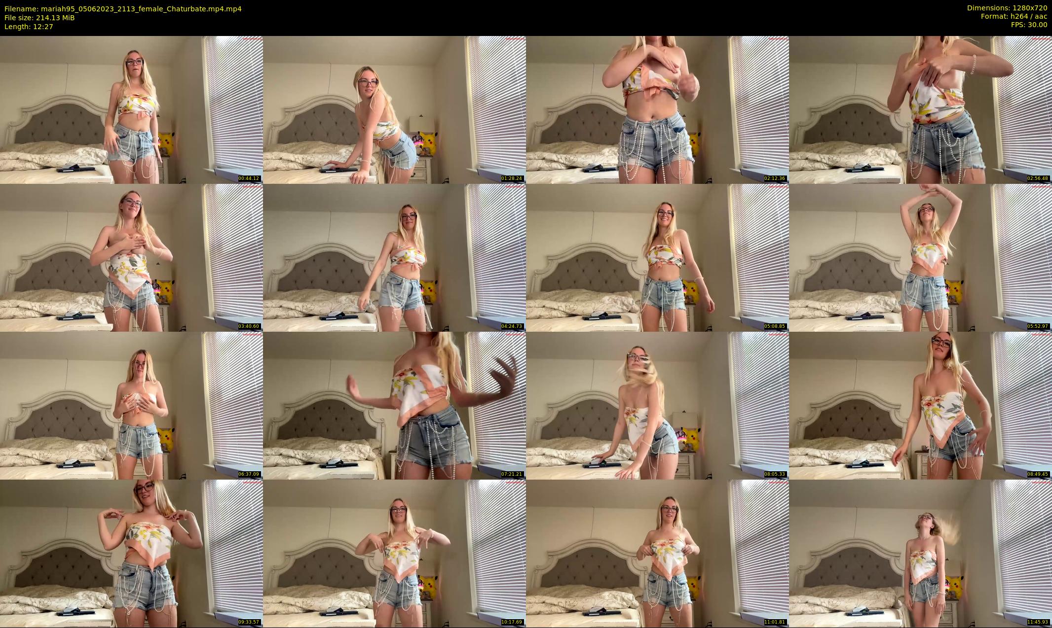 mariah95 — 13 minute Chaturbate female cam show recording, 720p, Jun 5, 2023