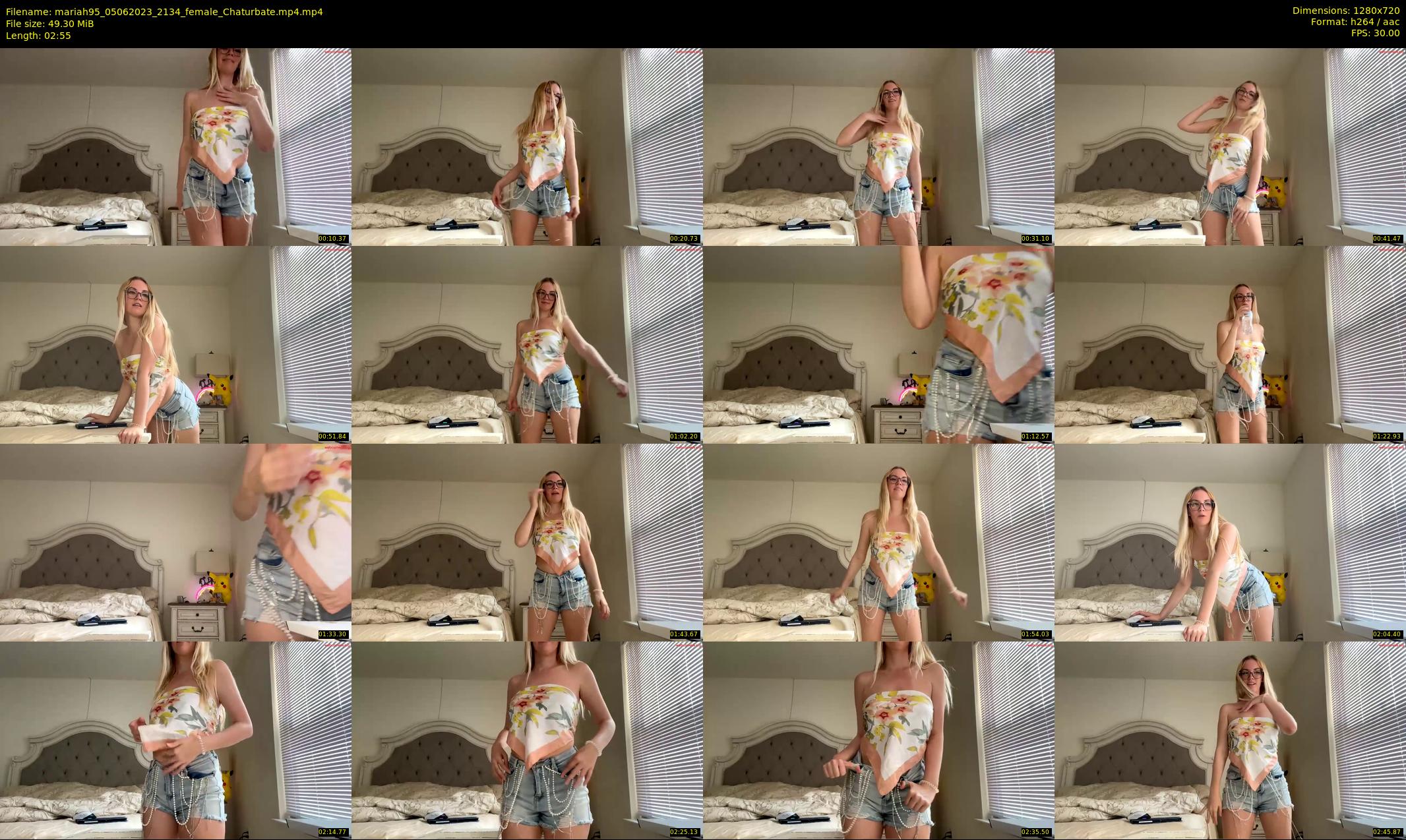 mariah95 — 3 minute Chaturbate female cam show recording, 720p, Jun 5, 2023