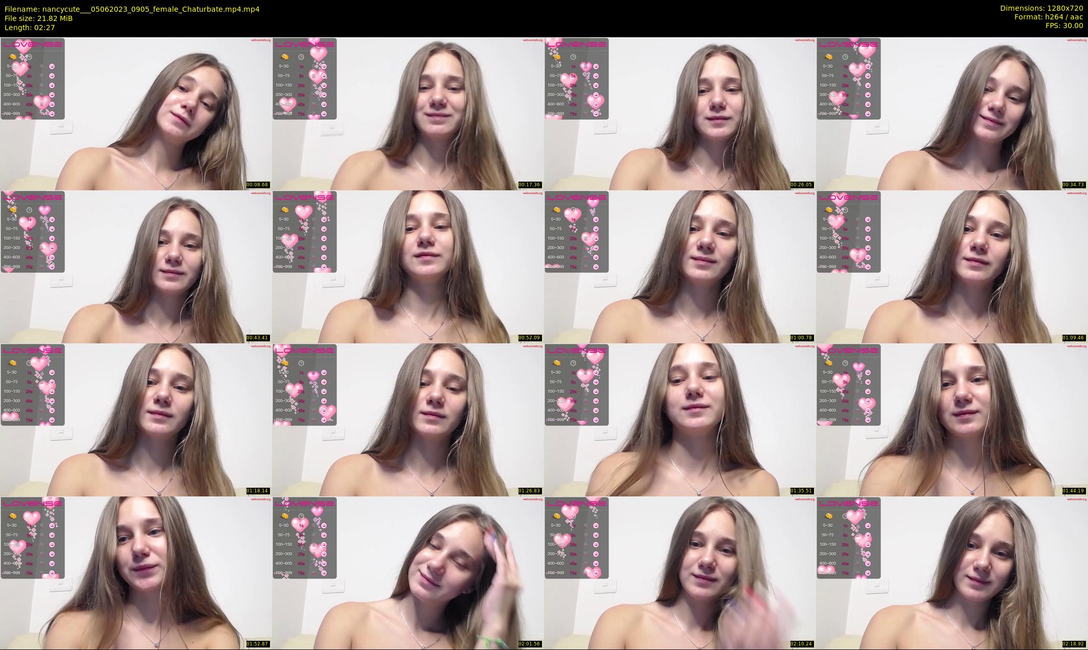 nancycute__ — 3 minute Chaturbate female cam show recording, 720p, Jun 5, 2023