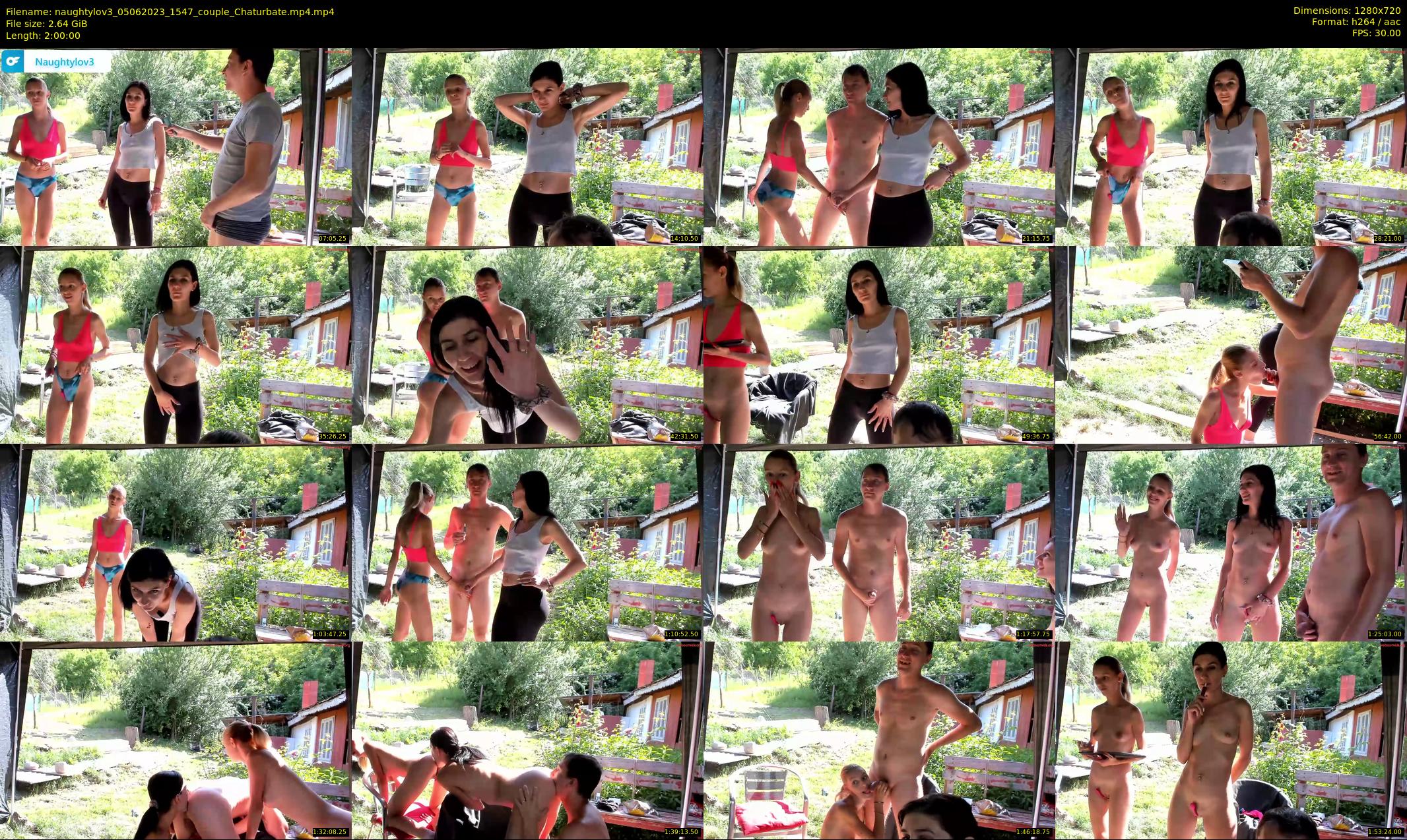 naughtylov3 — 120 minute Chaturbate couple cam show recording, 720p, Jun 5, 2023