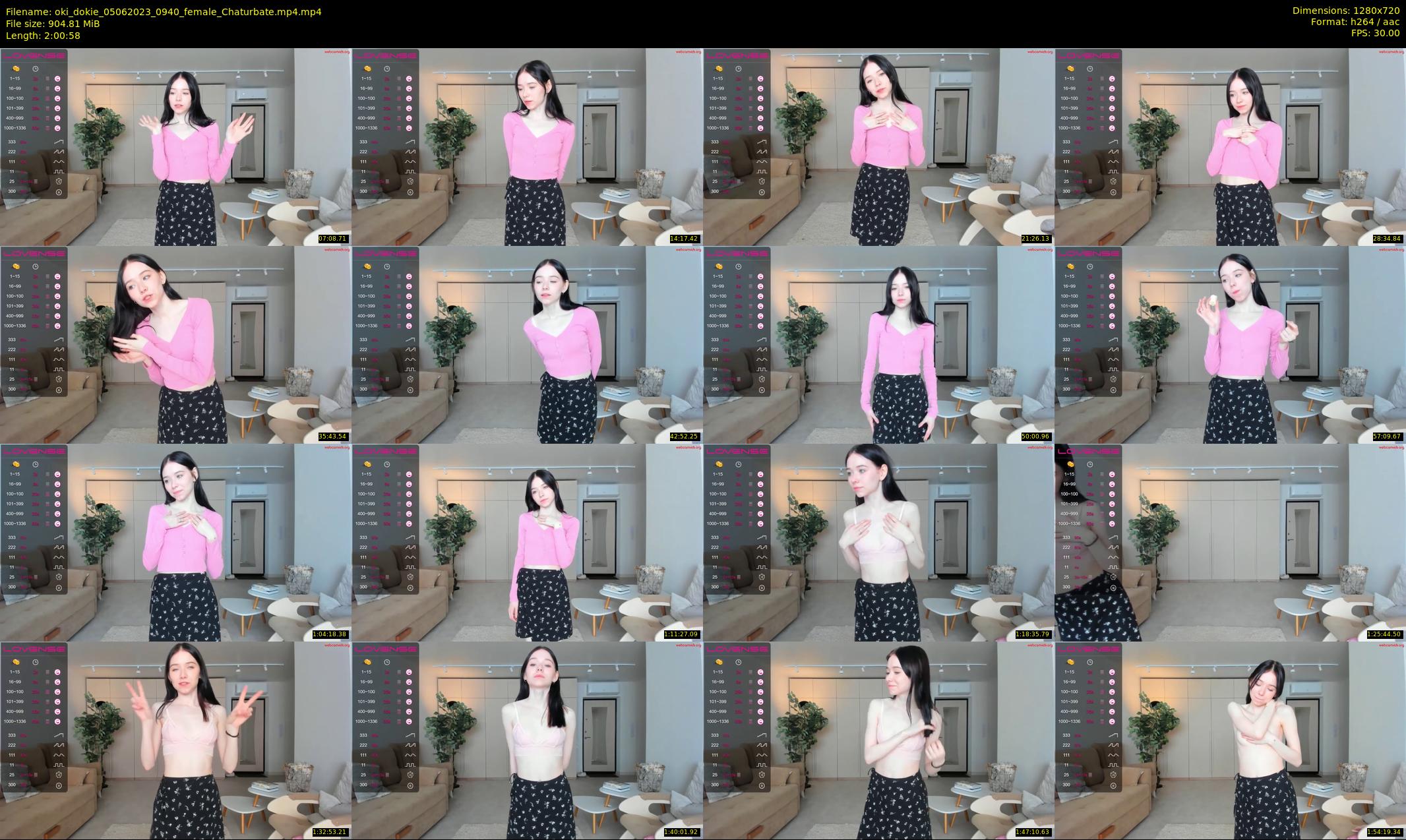 oki_dokie — 121 minute Chaturbate female cam show recording, 720p, Jun 5, 2023