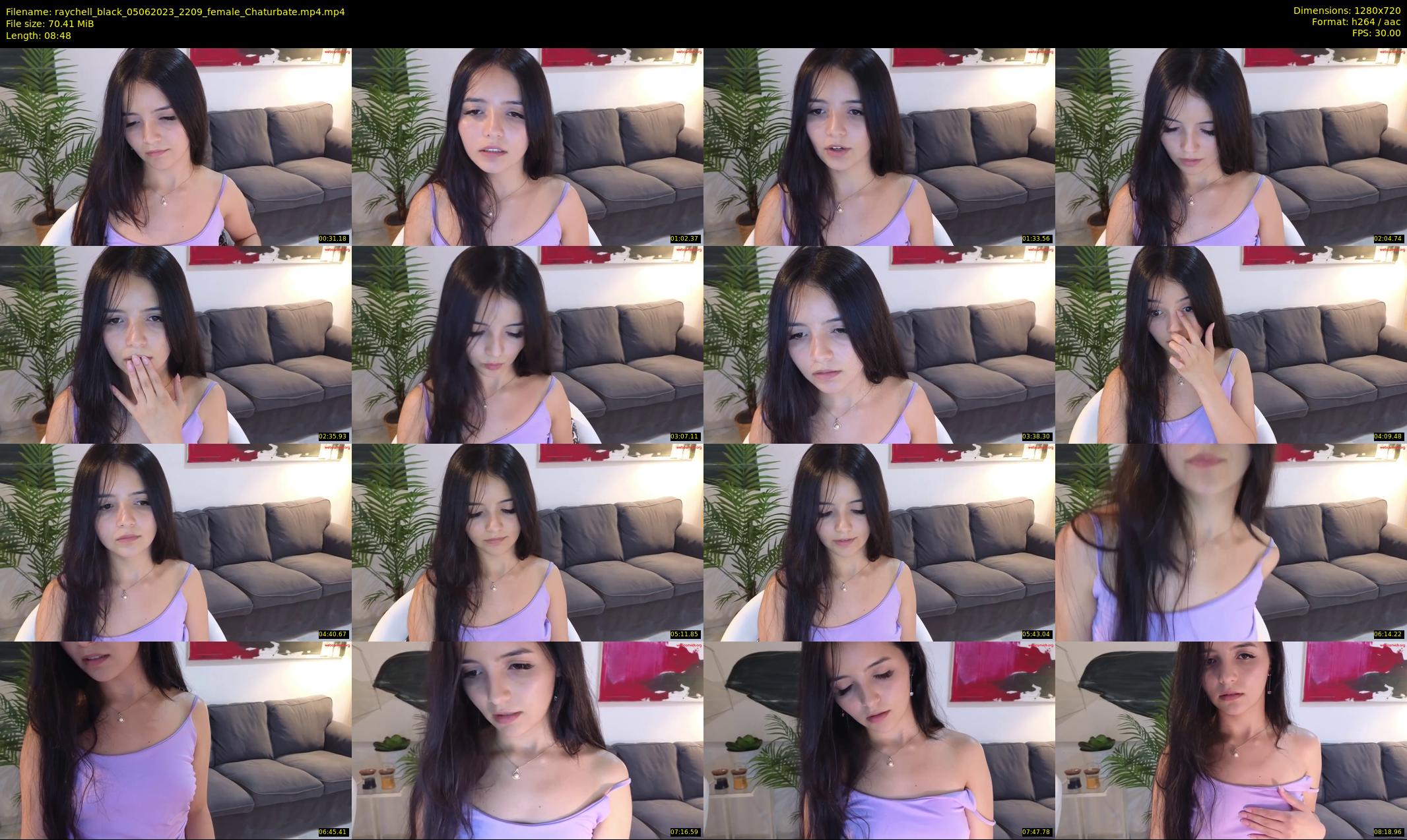 raychell_black — 9 minute Chaturbate female cam show recording, 720p, Jun 5, 2023