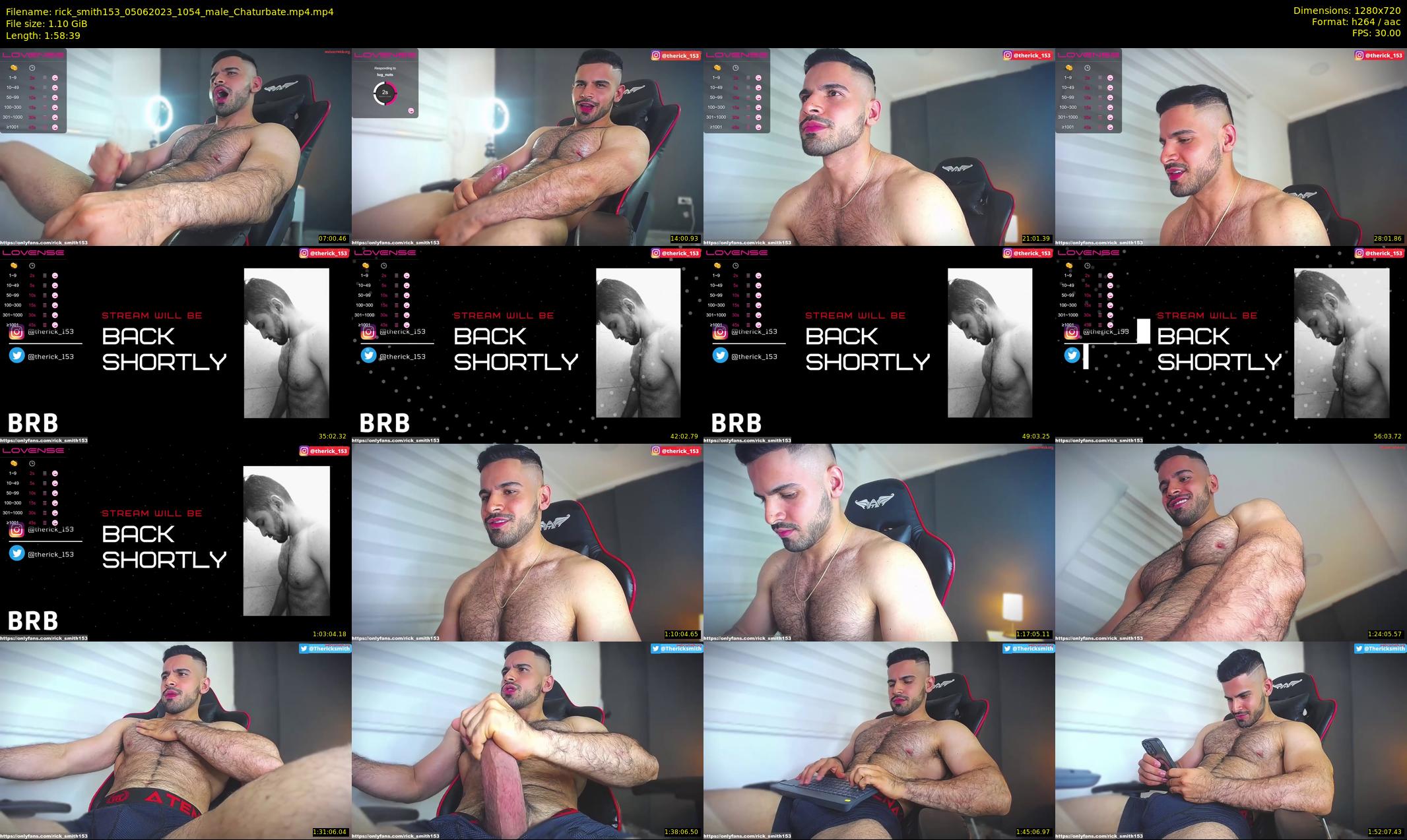 rick_smith153 — 119 minute Chaturbate male cam show recording, 720p, Jun 5, 2023