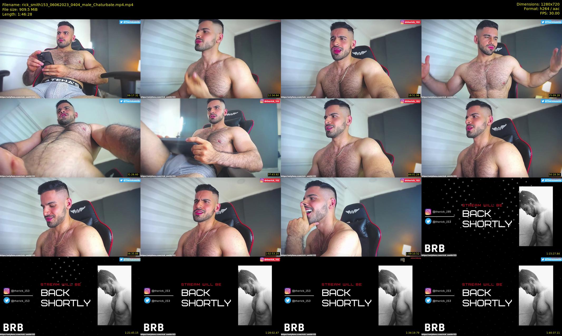 rick_smith153 — 107 minute Chaturbate male cam show recording, 720p, Jun 6, 2023