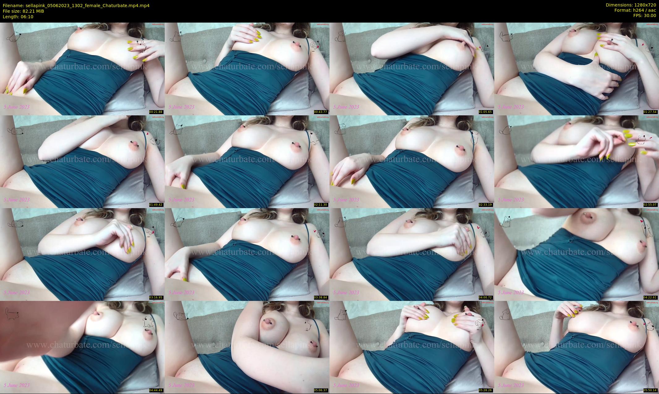 sellapink — 7 minute Chaturbate female cam show recording, 720p, Jun 5, 2023