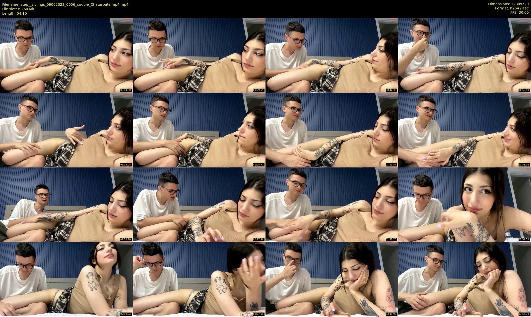 step__siblings — 5 minute Chaturbate couple cam show recording, 720p, Jun 6, 2023