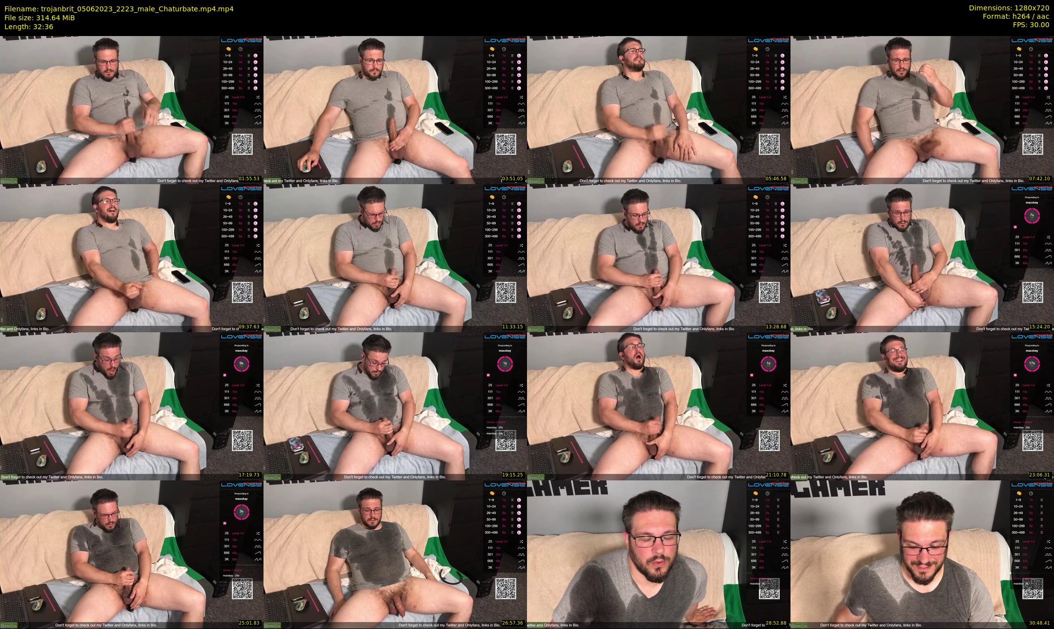 trojanbrit — 33 minute Chaturbate male cam show recording, 720p, Jun 5, 2023