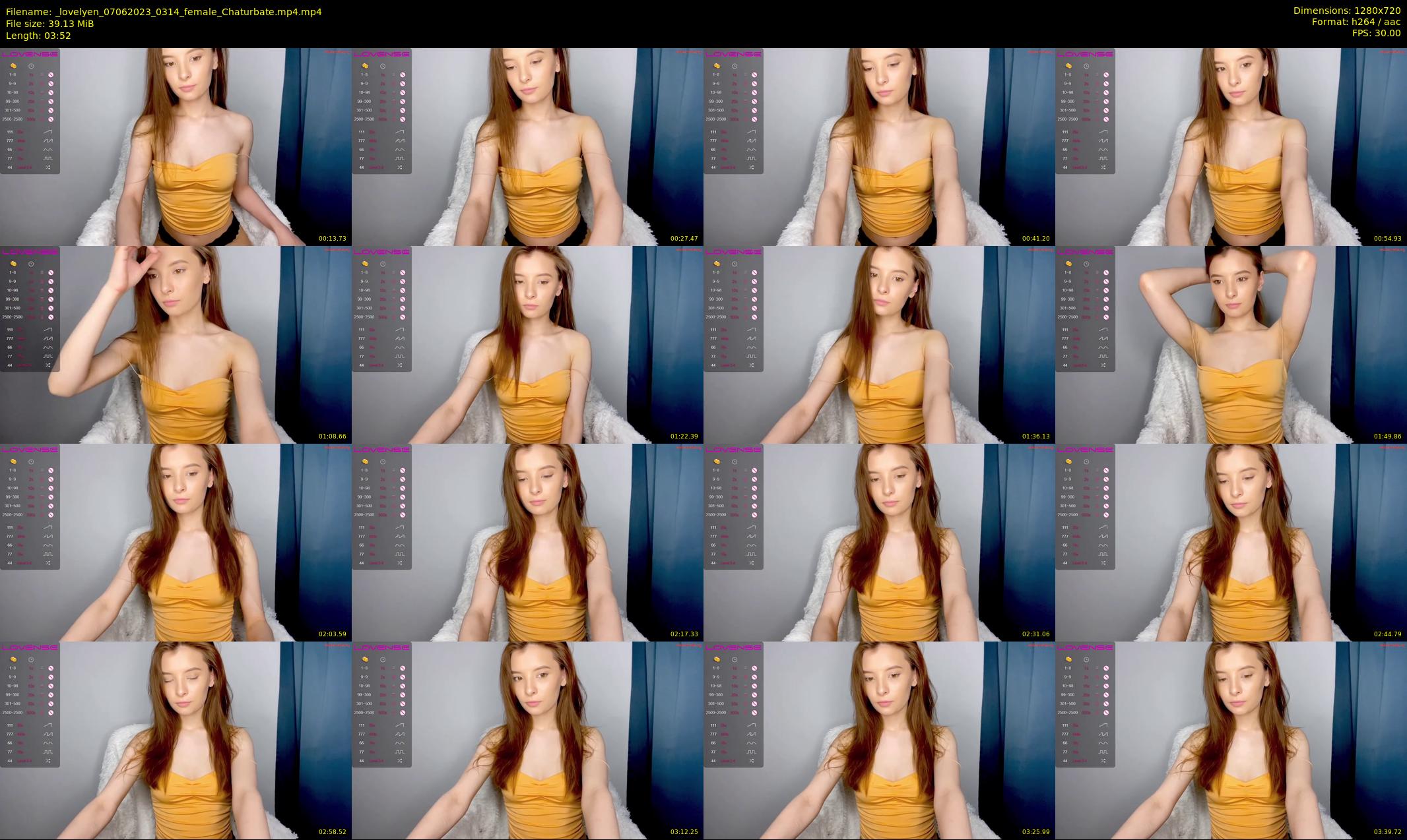_lovelyen — 4 minute Chaturbate female cam show recording, 720p, Jun 7, 2023