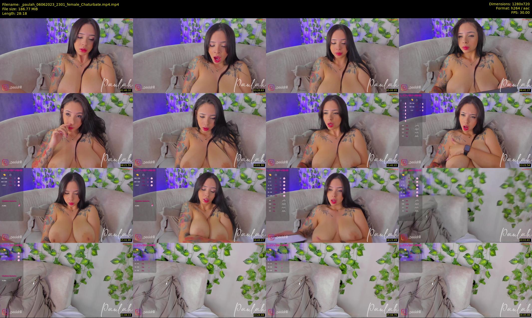 _paulah — 29 minute Chaturbate female cam show recording, 720p, Jun 6, 2023