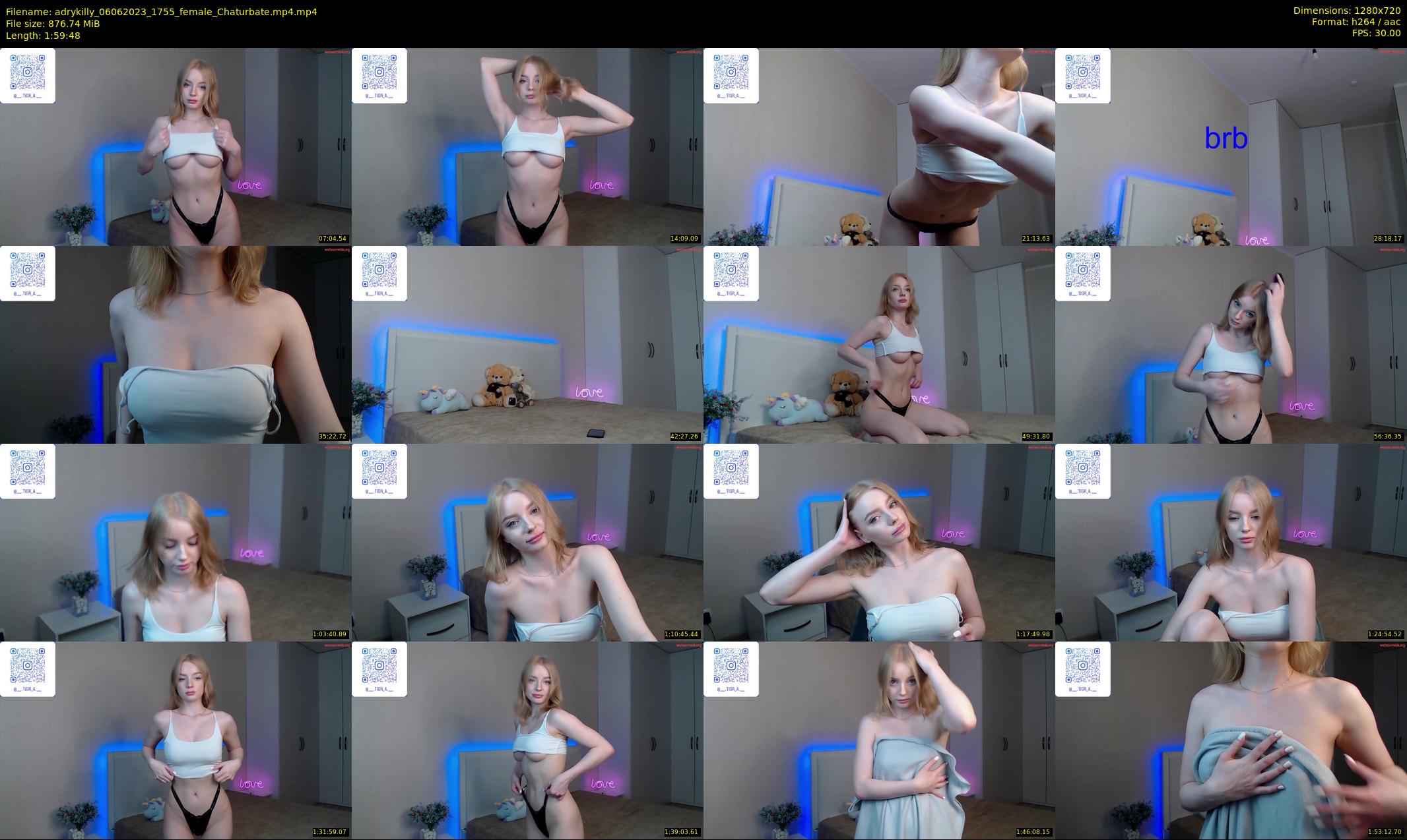 adrykilly — 120 minute Chaturbate female cam show recording, 720p, Jun 6, 2023