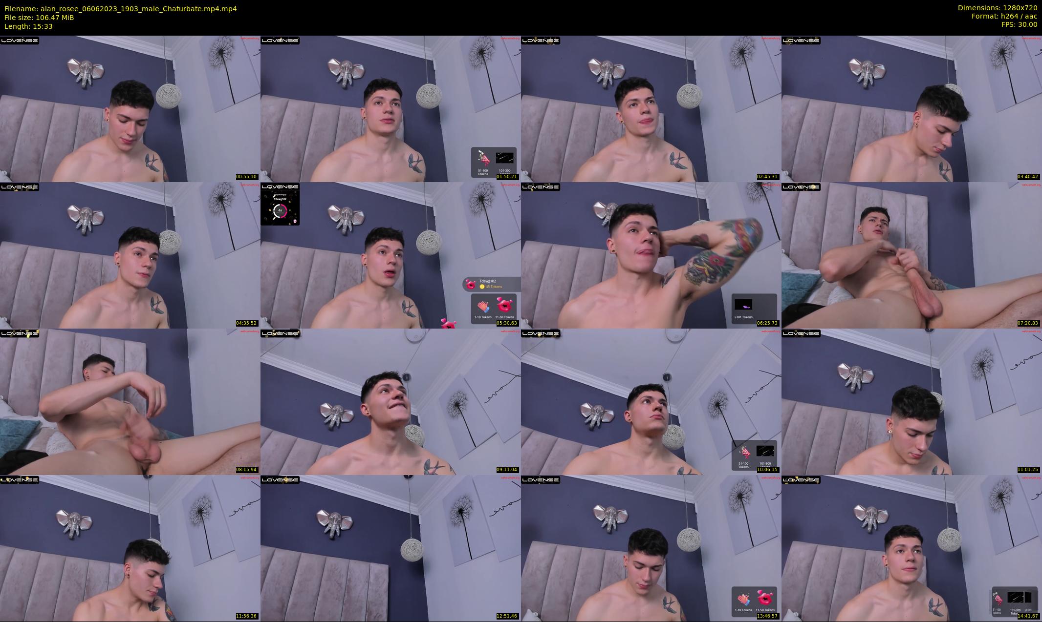 alan_rosee — 16 minute Chaturbate male cam show recording, 720p, Jun 6, 2023