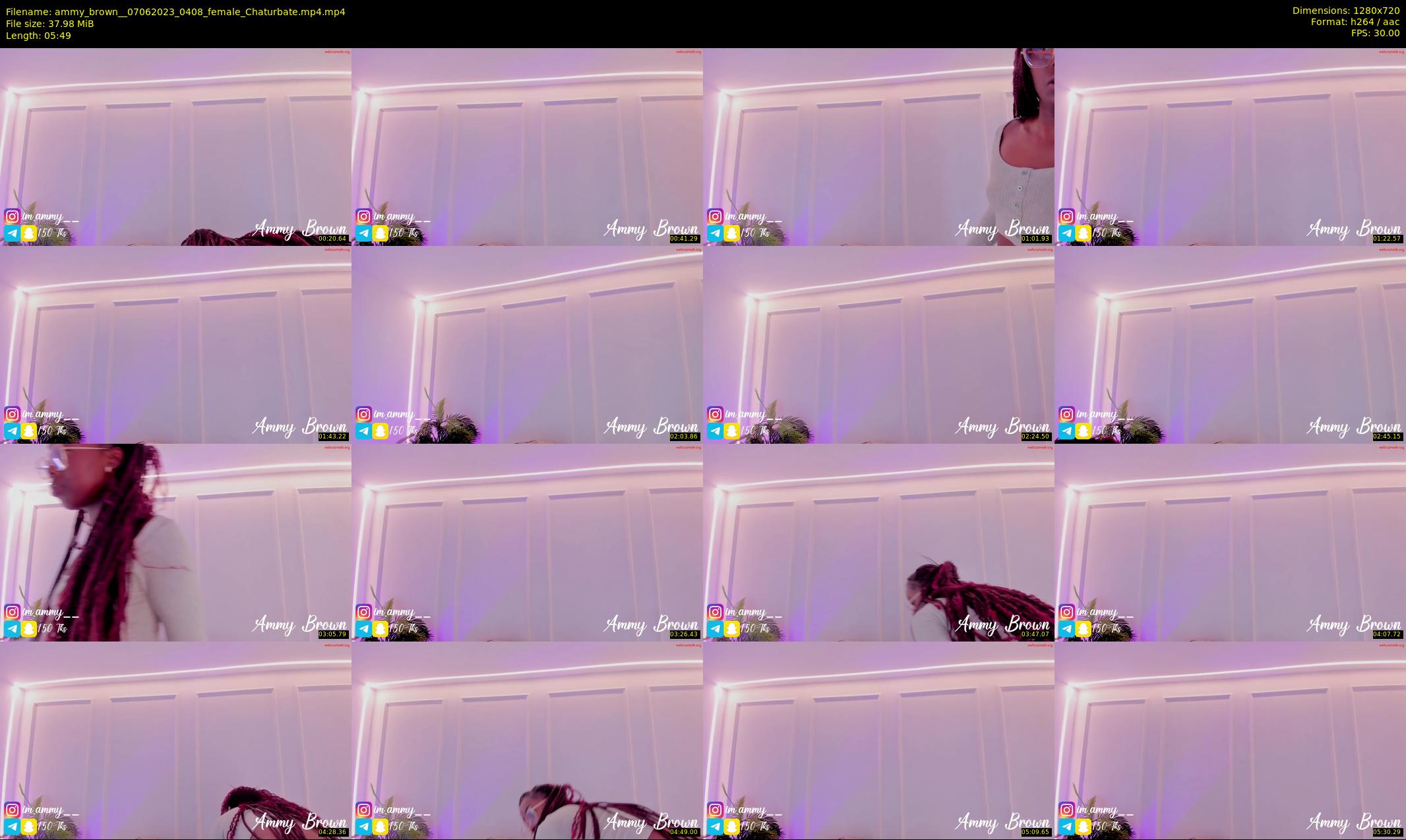 ammy_brown_ — 6 minute Chaturbate female cam show recording, 720p, Jun 7, 2023